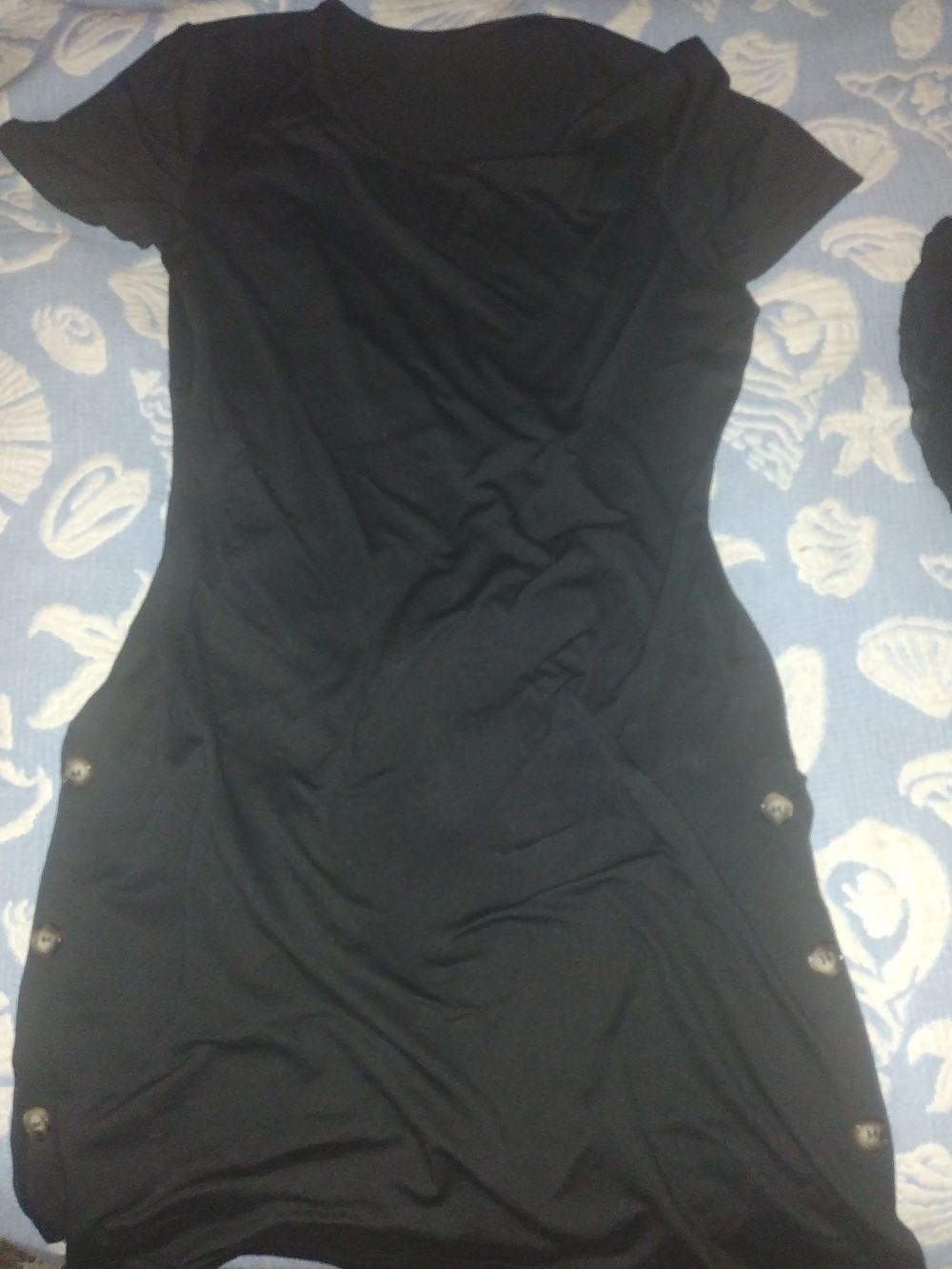 Classic Black Short-Sleeve Women’s Dress